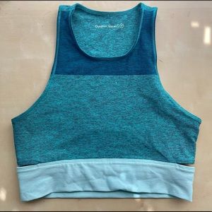 Outdoor Voice Tri-Tone Slashback Crop - Size M